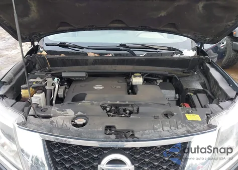 2014 Nissan Pathfinder Platinum z USA, uszkodzony, nr VIN 5N1AR2MM4EC614490